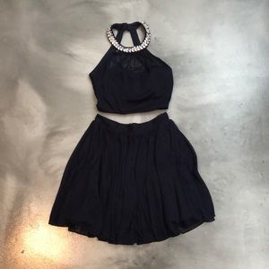 Navy blue dress